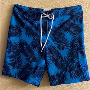 J Crew -Stretch Board Short In Pineapple Print- 32